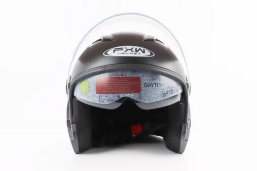 УЦЕНКА Шлем открытый с очками HF-223 L, чёрный матовый (царапины, cколы, см. фото), ШОЛОМИ, YQ-330739