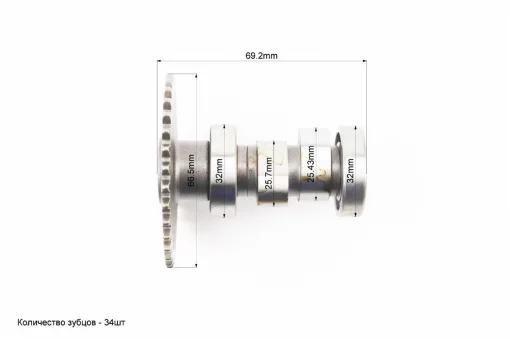 Распредвал в сборе, 50-100сс 4Т, YQ-309512
