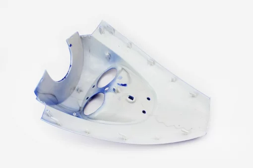 Пластик-передній "дзьоб" під фару подвійну, синій, GRAND PRIX, YQ-316058