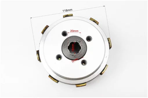 Сцепление, маховик в сборе (4 болта, маховик 70 зуб.), CG125-250, YQ-326030