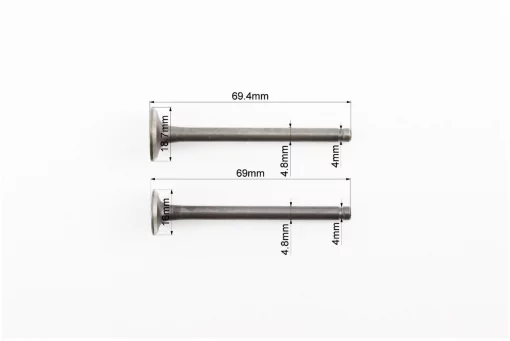 Клапана впускной (H-69,4; D-18,7), выпускной (H-69,4; D-16) к-кт 2шт, 50-100сс 4Т, YQ-309567