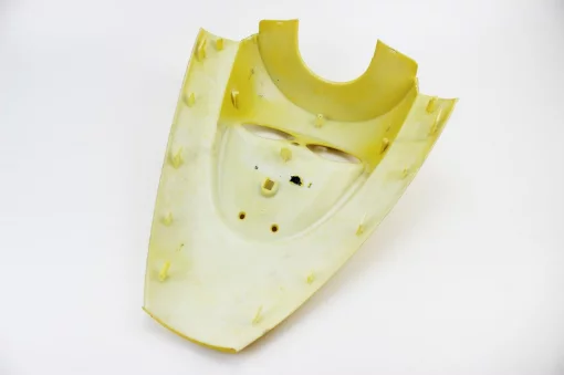 Пластик-передний "клюв" под фару двойную, жёлтый, GRAND PRIX, YQ-316089