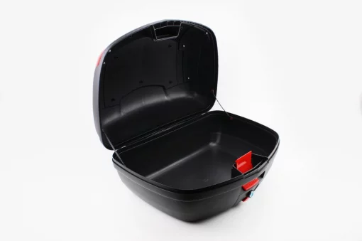 Кофр большой (пластмассовый) 550x420x320мм, крепл. быстросъёмное, чёрный матовый YM-0889, КОФРИ, YQ-330887