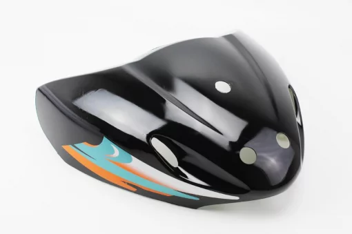 Пластик-передний верхний (под рулём) "клюв", чёрный (возможны незначительные потёртости, (см. фото), ACTIVE, YQ-320170