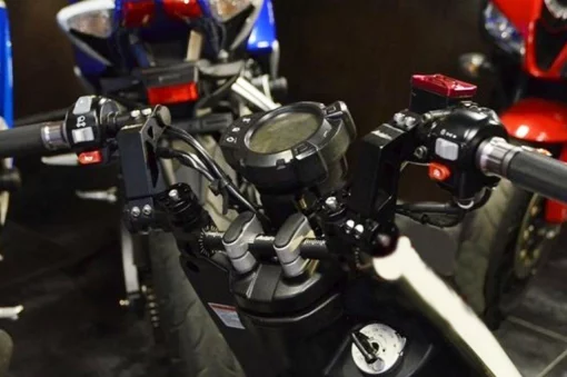 Руль универсальный с регулировкой наклона "трансформер" TUNING, графит тип 1, ЗЧ-МОТО, YQ-351079