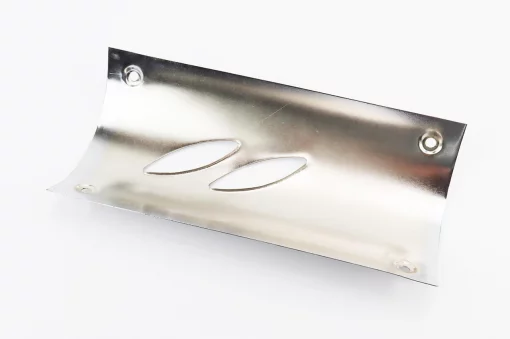 Накладка глушника велика, хром (кріплення на 4отв.), GRAND PRIX, YQ-316255