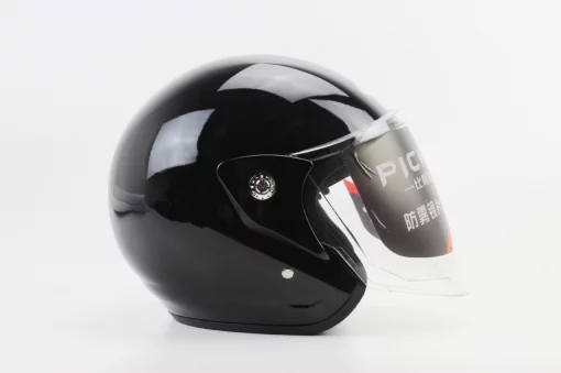 Шлем открытый АТ-666, чёрный (возможны дефекты покраски), ШОЛОМИ, YQ-330987