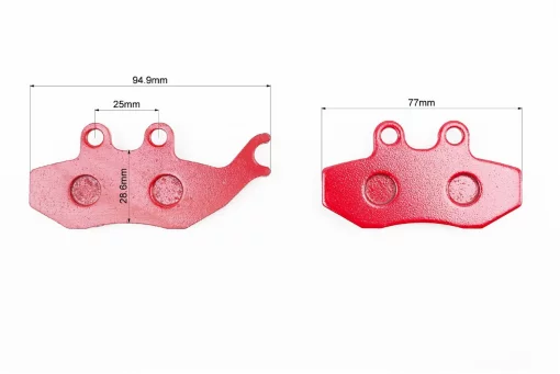 Гальмівні колодки (дискові) RX 50/SX 50; KEEWAY-X Ray 50 Supermoto; PEUGEOT-Geopolis 125 RS; SHERCO-Enduro 50 (EN50), к-кт 2шт,