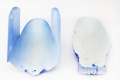 Пластик-крыло переднее к-кт 2шт (две части), синий, STORM, YQ-317036