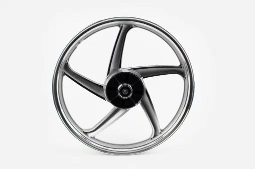 Диск задний литой 17x1,6 ALPHA/ACTIVE "лучи", серый тип 2 (ось 12мм), ACTIVE, YQ-320316