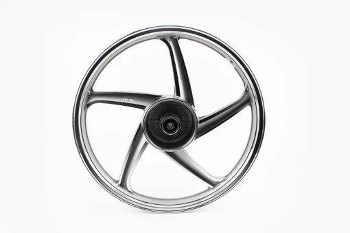 Диск задний литой 17x1,6 ALPHA/ACTIVE "лучи", серый тип 2 (ось 12мм), ACTIVE, YQ-320316