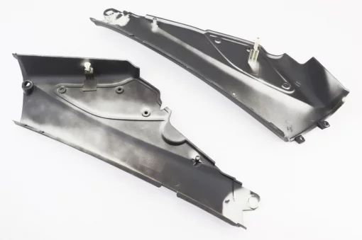 Пластик-боковой средний левый, правый к-кт 2шт, чёрный матовый, ACTIVE, YQ-320324