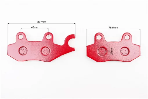 Гальмівні колодки (дискові) праве вухо, Viper-RACE/STORM/CG/СВ/HONDA-LS125;NSR 50;MBX 50/LIFAN/KYMCO-Pulsar/LONCIN, к-кт 2шт,