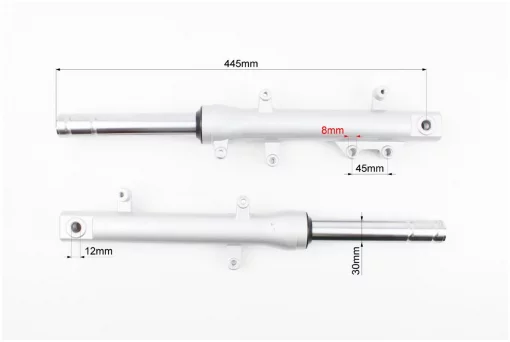 Вилка передня (перо) ліве, праве к-кт 2шт 445мм STORM 150, STORM, YQ-317178