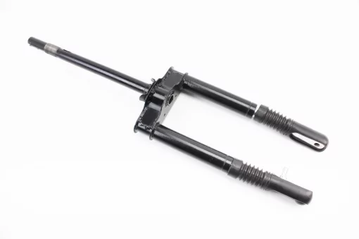 Вилка передня (перо) ліве, праве к-кт 2шт+траверс керма в зборі (передня вилка) Yamaha JOG 50, YQ-331111