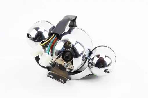 Спідометр універсальний на 80км/год, хром (HARLEY), ЗЧ-МОТО, YQ-351400