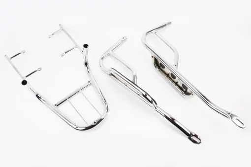 Багажник задний+подножки к-кт, хром тип 3, ACTIVE, YQ-320479