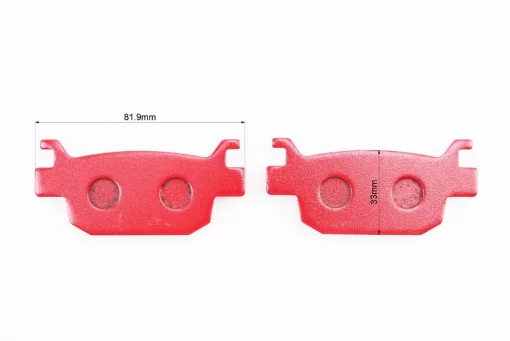Гальмівні колодки (дискові) Honda SH150/NSS300 к-кт, червоні, ЗЧ-СКУТЕР, YQ-354545