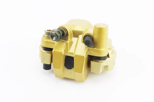 Тормозной суппорт с колодками Yamaha JOG50/Wind, жёлтый, ЗЧ-СКУТЕР, YQ-331143