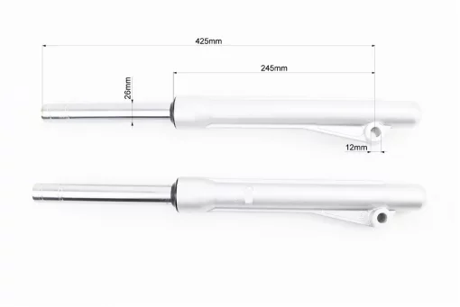 Вилка передняя (перья) лев., прав., к-кт 2шт, 425мм (под бараб. торм.), ACTIVE, YQ-320531