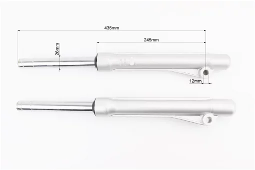 Вилка передняя (перья) лев., прав., к-кт 2шт, 435мм (под бараб. торм.), ACTIVE, YQ-320533