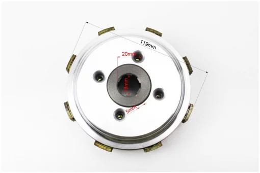 Сцепление, маховик в сборе (4 болта, маховик 70 зуб.) CB-125cc, Viper-125-150J, YQ-321032