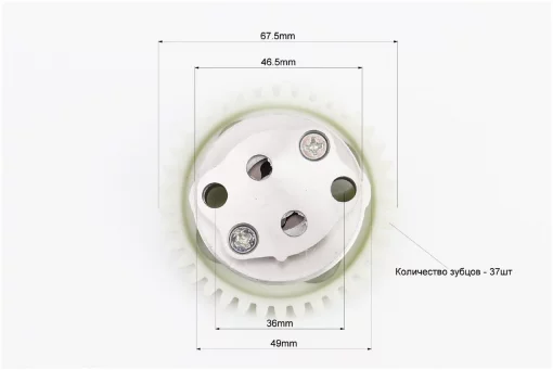 Насос масляный с шестерней 37 зуб, СВ, Viper-125-150J, YQ-321046