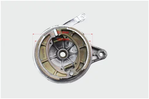 Панель тормозная задняя с колодками на литое колесо, LONCIN, YQ-321050