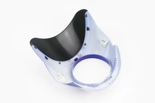 Пластик-обтекатель фары круглой+ветровик, синий, Viper-125-150J, YQ-321157