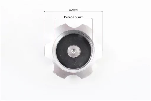 Крышка бака топливного "металл"+сапун, 110/125/140/150/160cc, серая, ПІТБАЙК, YQ-327109