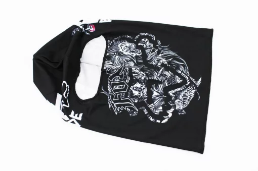 Подшлемник летний (балаклава) "FOX", чёрный (с рисунком) (YK-7706), мото ЕКІПІРУВАННЯ, YQ-337907