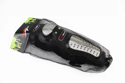 Наколінники+налокітники захисні (метал/пластик) к-кт 4шт, чорні тип 2, мото ЕКІПІРУВАННЯ, YQ-337920