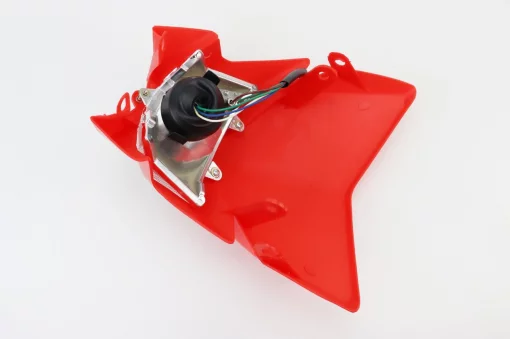 Пластик-обтічник+фара, червоний тип 7, ПІТБАЙК, YQ-327177