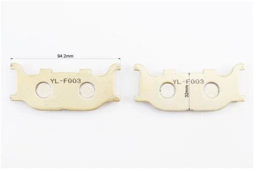 Тормозные колодки (дисковые) Yamaha SR125/FZ6/YP 250/MAJESTY 250/XVS 1100/TZR 150 R/CP 250/XVS 1100/FZ6/TDR 125 к-кт, жёлтые,