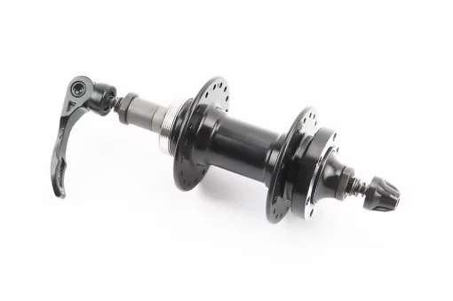 Втулка задняя MTB алюминиевая 14Gx36H под вольнобег, Disk-brake, 2 пром-подшипники 6000 2RS, крепл. эксцентрик, чёрная D242SBT,