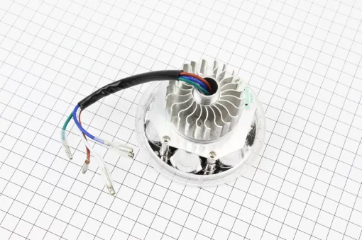 УЦЕНКА DELTA Фары круглой внутренняя часть 6-LED с ободком, 80мм (не горит несколько диодов), DELTA, YQ-338034