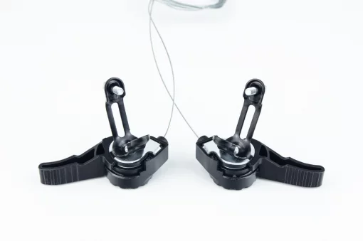 Переключатели (манетка) 3x7 скоростей, чёрно-жёлтые R 05, ВЕЛОЗАПЧАСТИНИ, YQ-403814