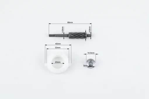 Шестерня спидометра (пластик)+червяк Honda DIO AF38, TOPIC, YQ-347486