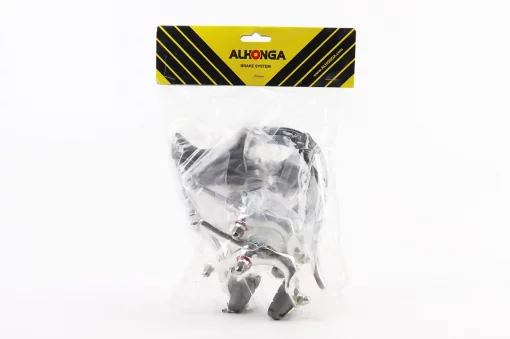 Гальмо ROAD V-brake кліщового типу, переднє+заднє, хід колодки 42-53мм, з ручками, тросами, алюмінієве, HJ-570AG, ВЕЛОЗАПЧАСТИНИ,