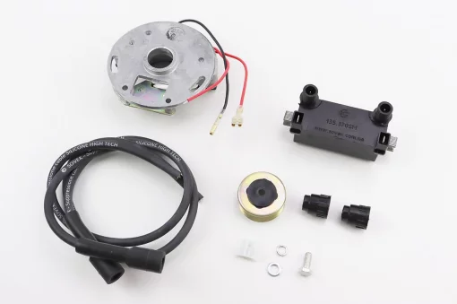 БСЗ/микропроцессорная система зажигания 1135.3734 с новой катушкой 1135.3705М 6-12V, с силиконовыми чёрными бронепроводами и