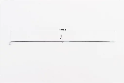 Спица 14Gx190мм (100шт к-кт), хром, ВЕЛОЗАПЧАСТИНИ, YQ-403899