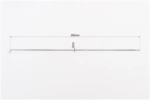 Спица 14Gx255мм (100шт к-кт), хром, ВЕЛОЗАПЧАСТИНИ, YQ-403900