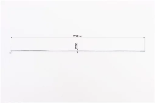 Спица 14Gx258мм (100шт к-кт), хром, ВЕЛОЗАПЧАСТИНИ, YQ-403902