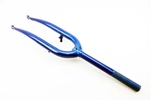 Вилка 26" с резьбой 1" (25,4мм), шток 240мм, V-brake, синяя, ВЕЛОЗАПЧАСТИНИ, YQ-403910