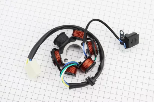 Статор магнето (генератора) (6 катушек разъем "мама 5") тип 2, DELTA, YQ-338155