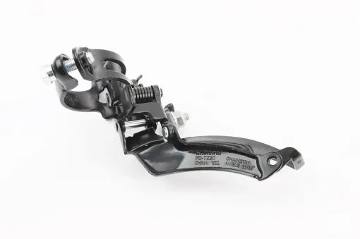 Перекидка цепи передняя с верхней тягой, крепл. 31,8мм, под звезду 42Т, чёрная FD-TZ 20, ВЕЛОЗАПЧАСТИНИ, YQ-404026