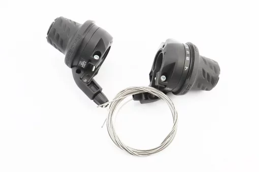 Переключатели (грипшифт) 3x7 скоростей, чёрные SL-RS 36, ВЕЛОЗАПЧАСТИНИ, YQ-404130