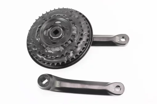 Шатуны "квадрат" 170мм, 42.34.24T MTB, алюминиевые, чёрные Tourney FC-TY301, ВЕЛОЗАПЧАСТИНИ, YQ-404142