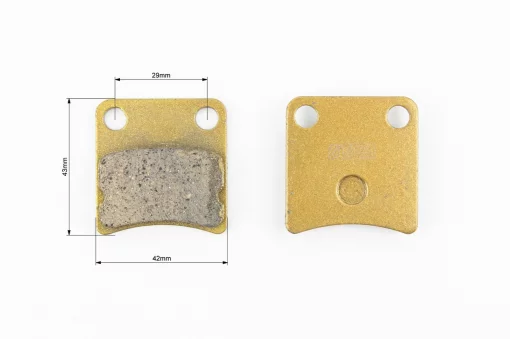 Гальмівні колодки (дискові) Honda DI050/Tact 50; DAELIM GZ50; SYM- Orbit 50; KYMCO- MXU 400 к-кт 2шт, ЗЧ-МОТО, YQ-363297