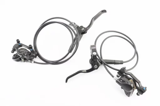 Гальмо Disk-brake гідравлічне переднє 800мм (F180мм)+заднє 1400мм (F180/R160мм), чорне BR-MT200, ВЕЛОЗАПЧАСТИНИ, YQ-404260